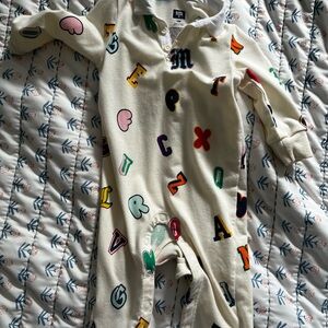 Rowing Blazers Alphabet Long-Sleeve Onesie